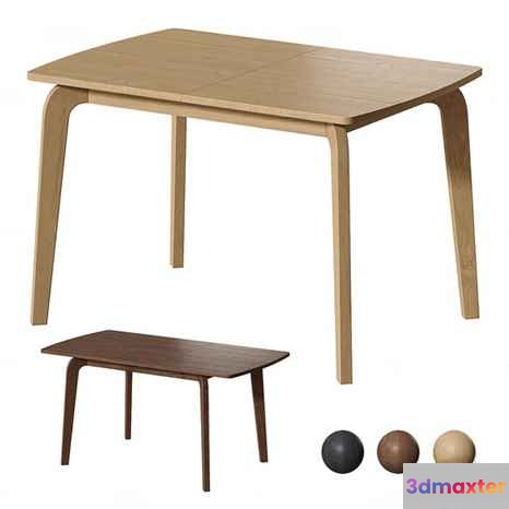 Wooden Table And Bench 3D Model - 2814 - CORONA Render