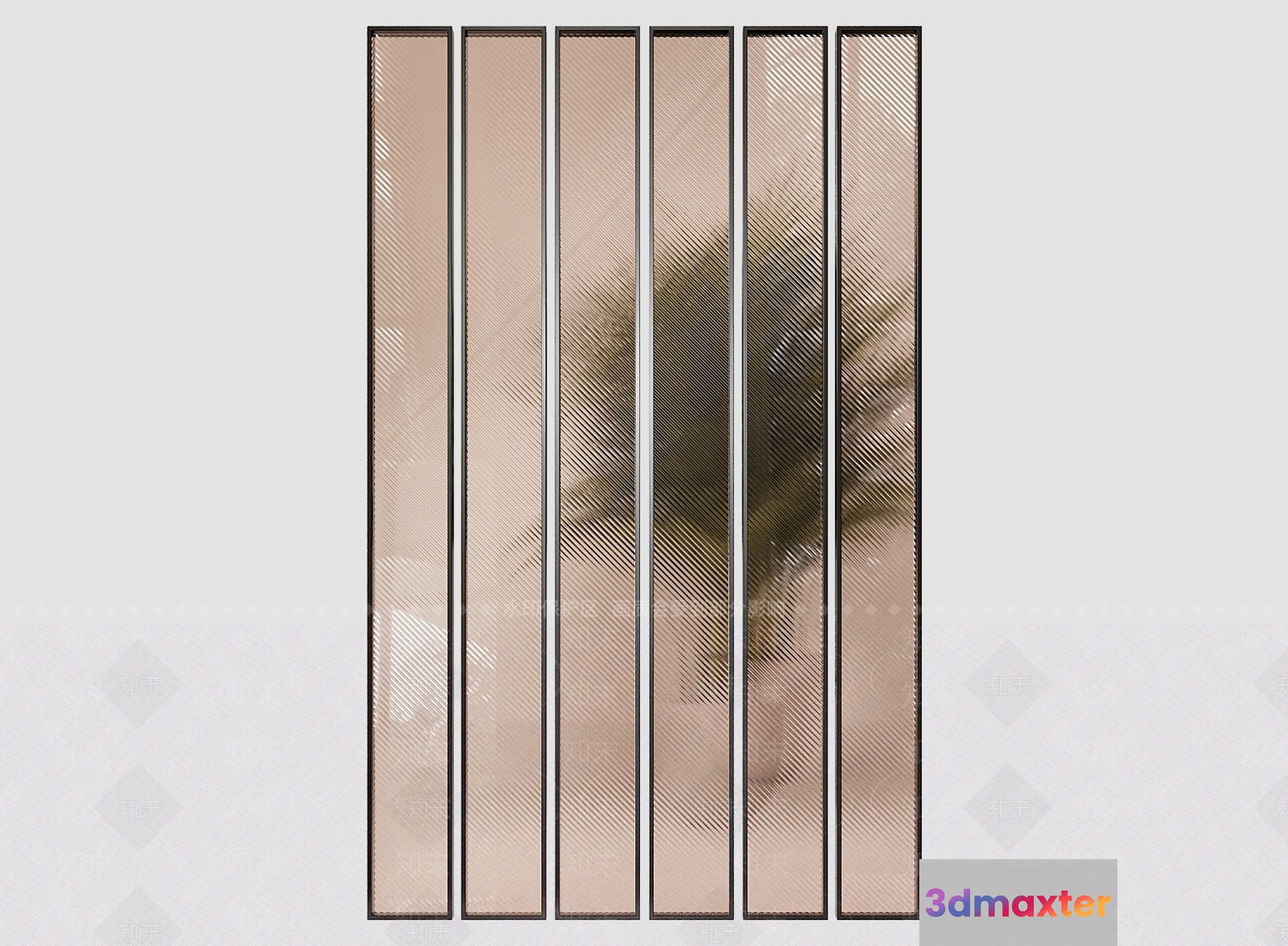 Modern Glass Panels 3D Model - 7314 - VRAY Render