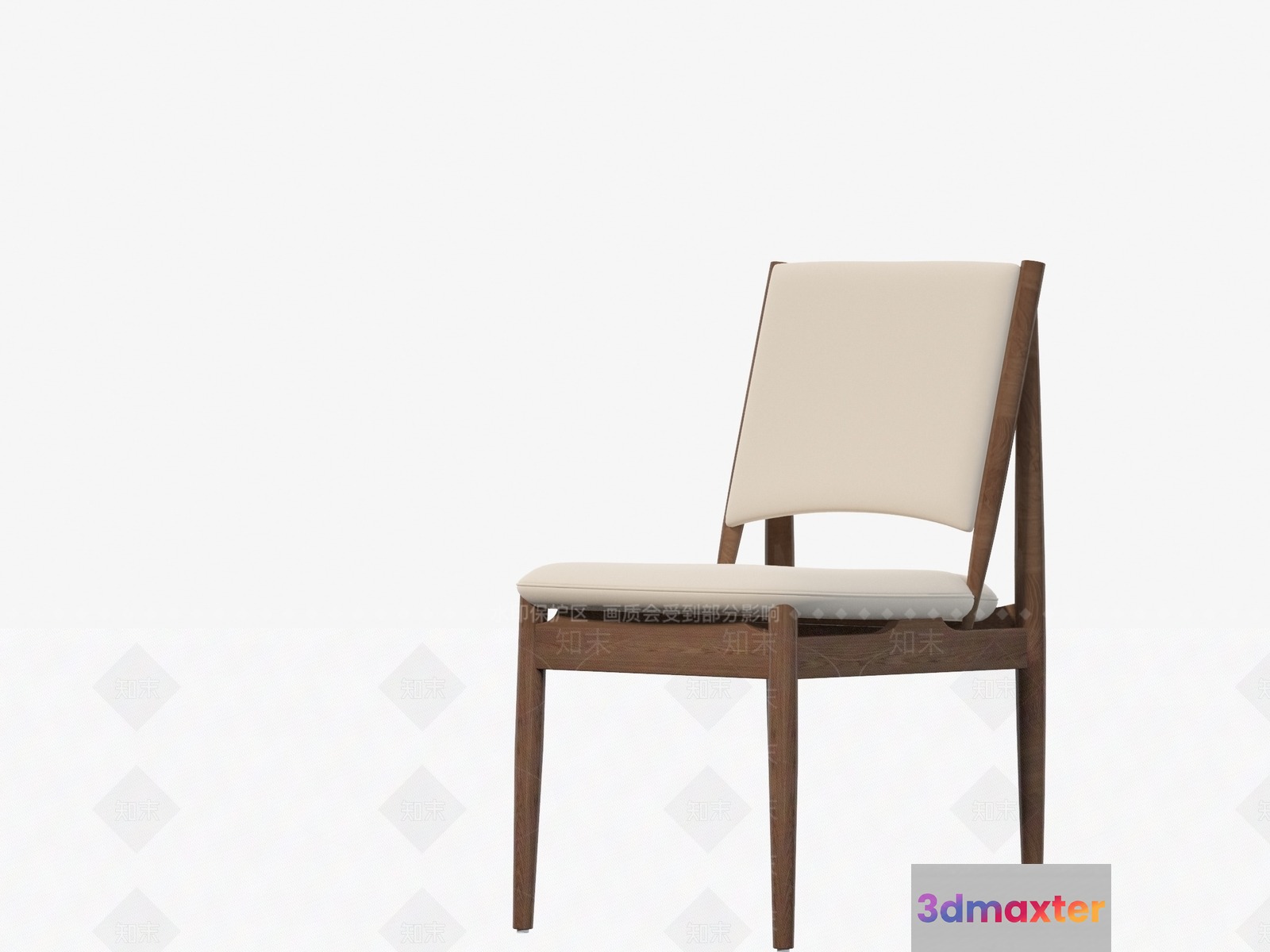 Wooden Dining Chair 3D Model - 4350 - VRAY Render