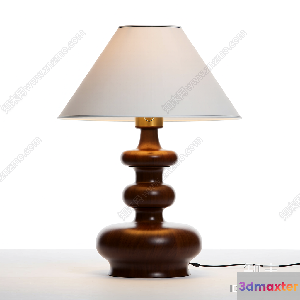Cozy Table Lamp 3D Model - 11576 - VRAY Render