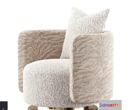 Modern Accent Chair 3D Model - 8914 - CORONA Render