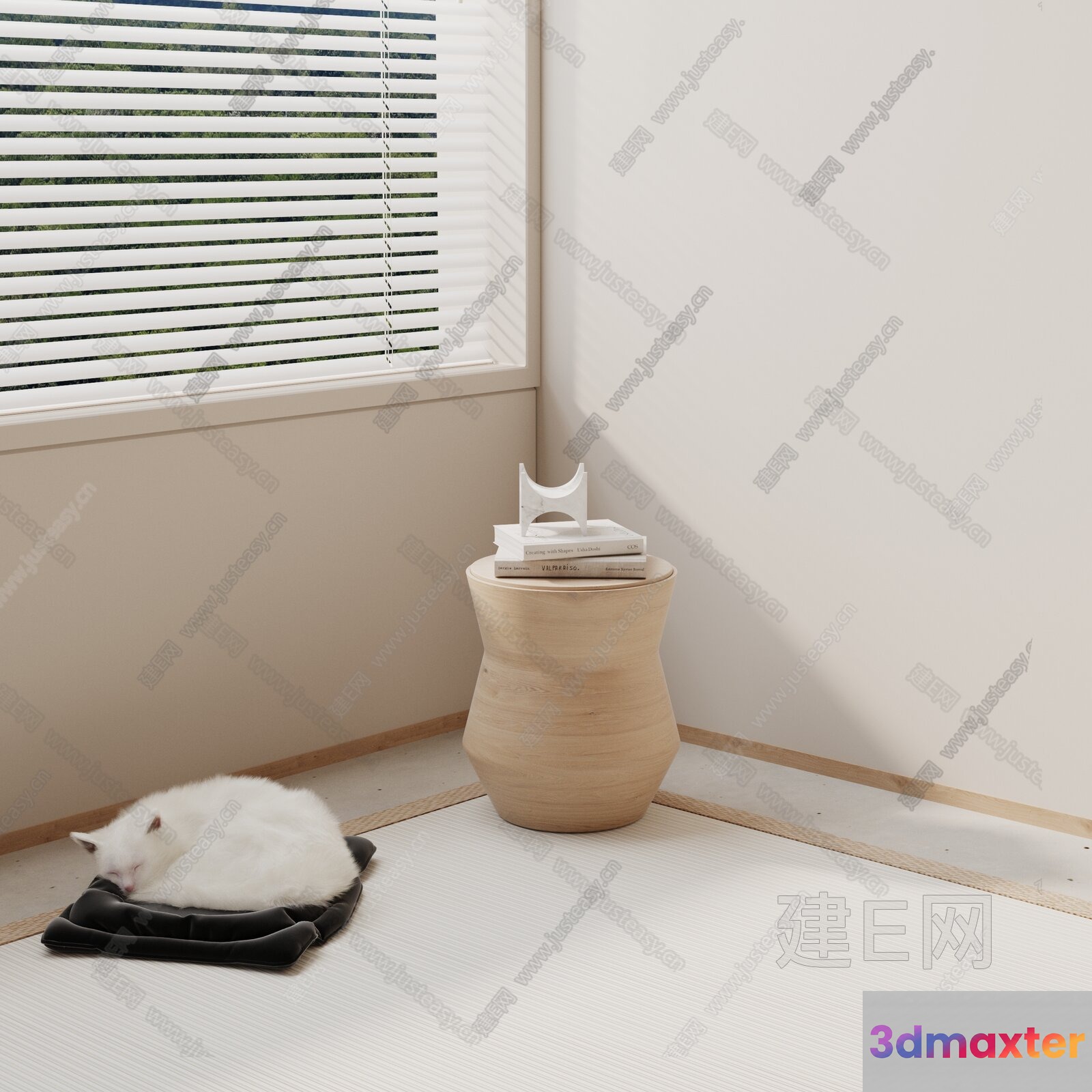 Modern Living Room 3D Model - 2709 - VRAY Render