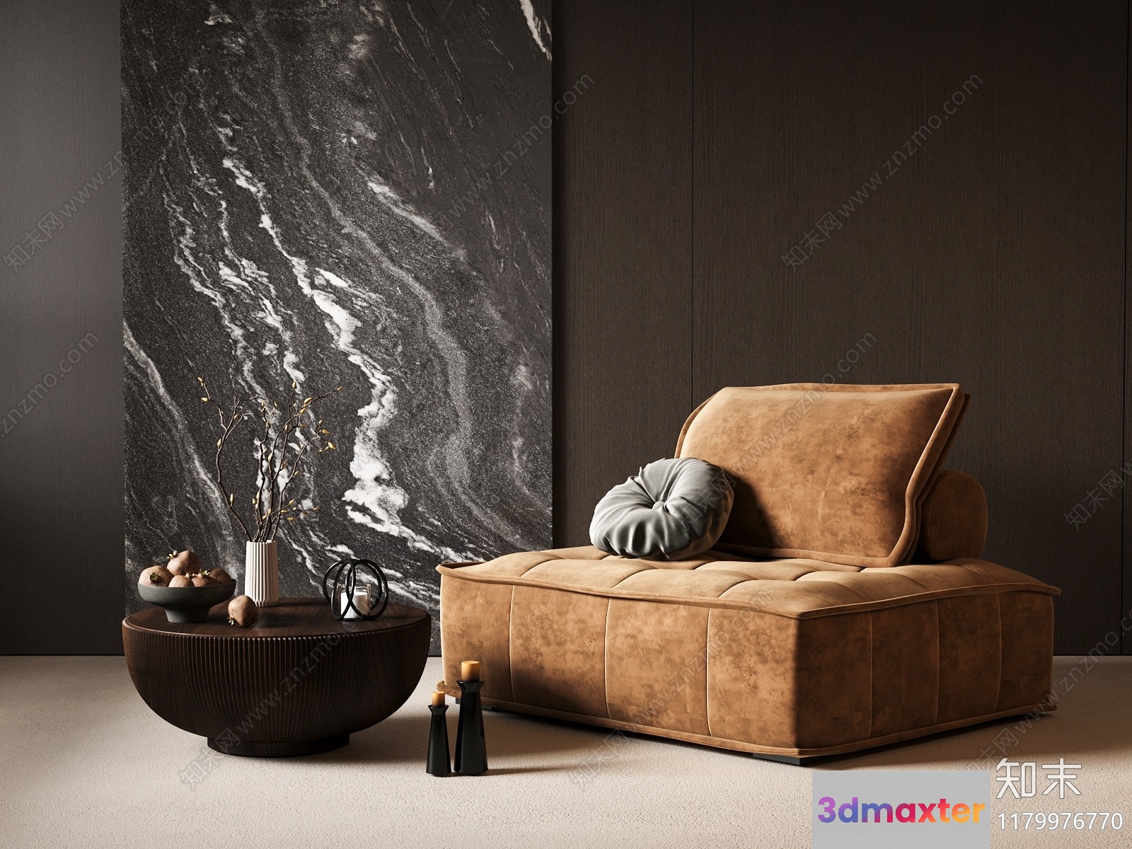 Cozy Living Room 3D Model - 12030 - CORONA Render
