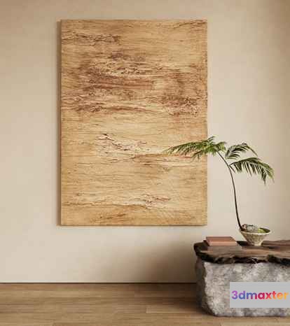 Abstract Art Piece 3D Model - 13960 - VRAY Render