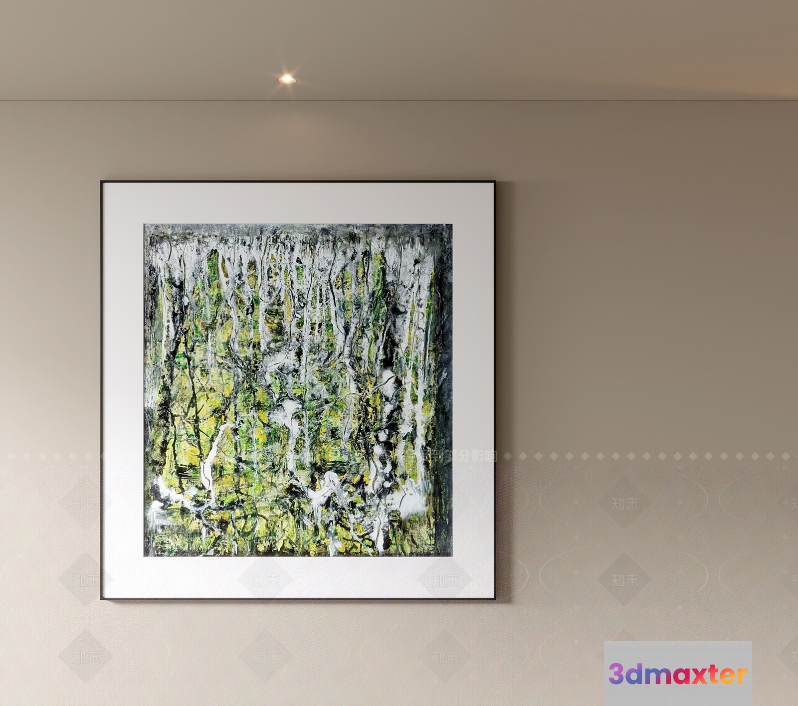 Abstract Artwork 3D Model - 10937 - VRAY Render