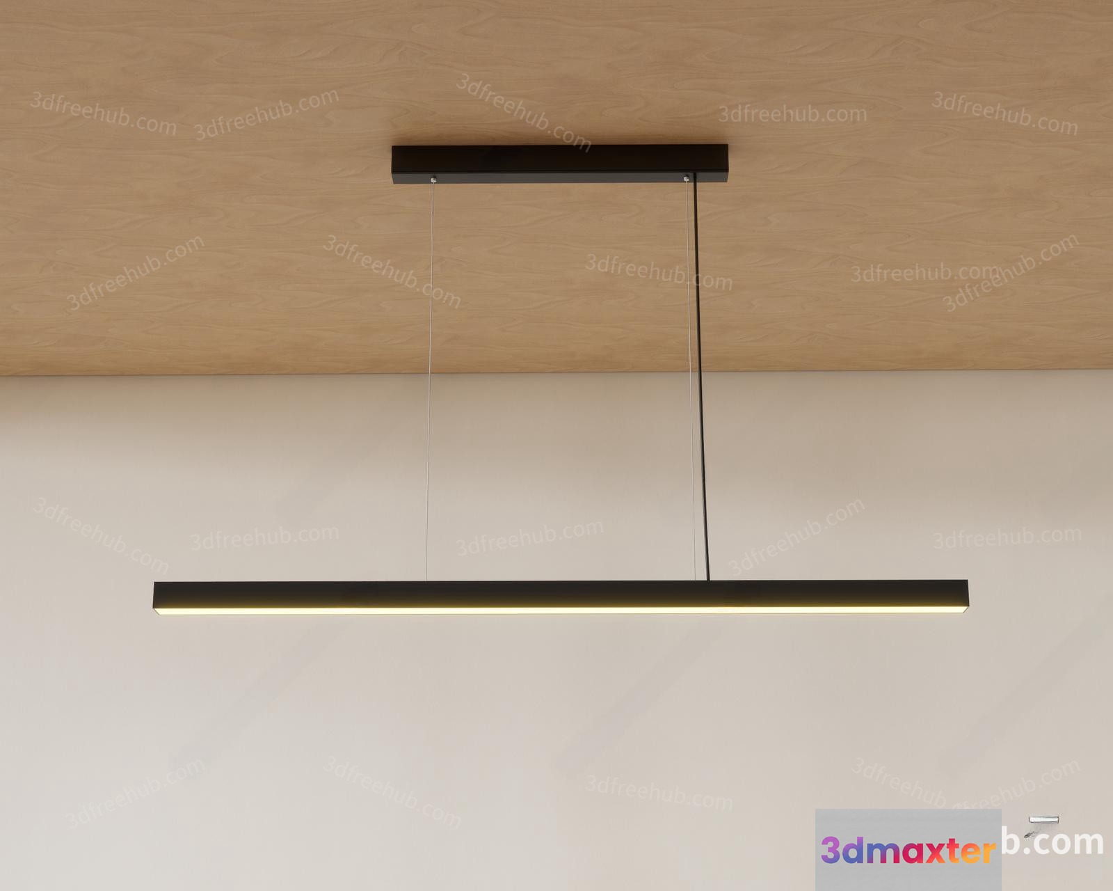 Gold Light Fixture 3D Model - 19151 - VRAY Render