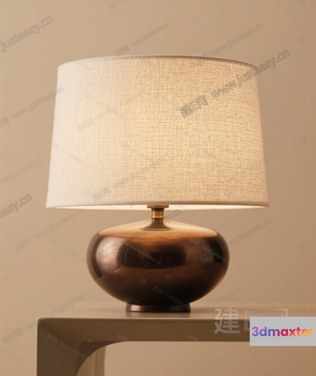 Gold Light Fixture 3D Model - 23741 - VRAY Render