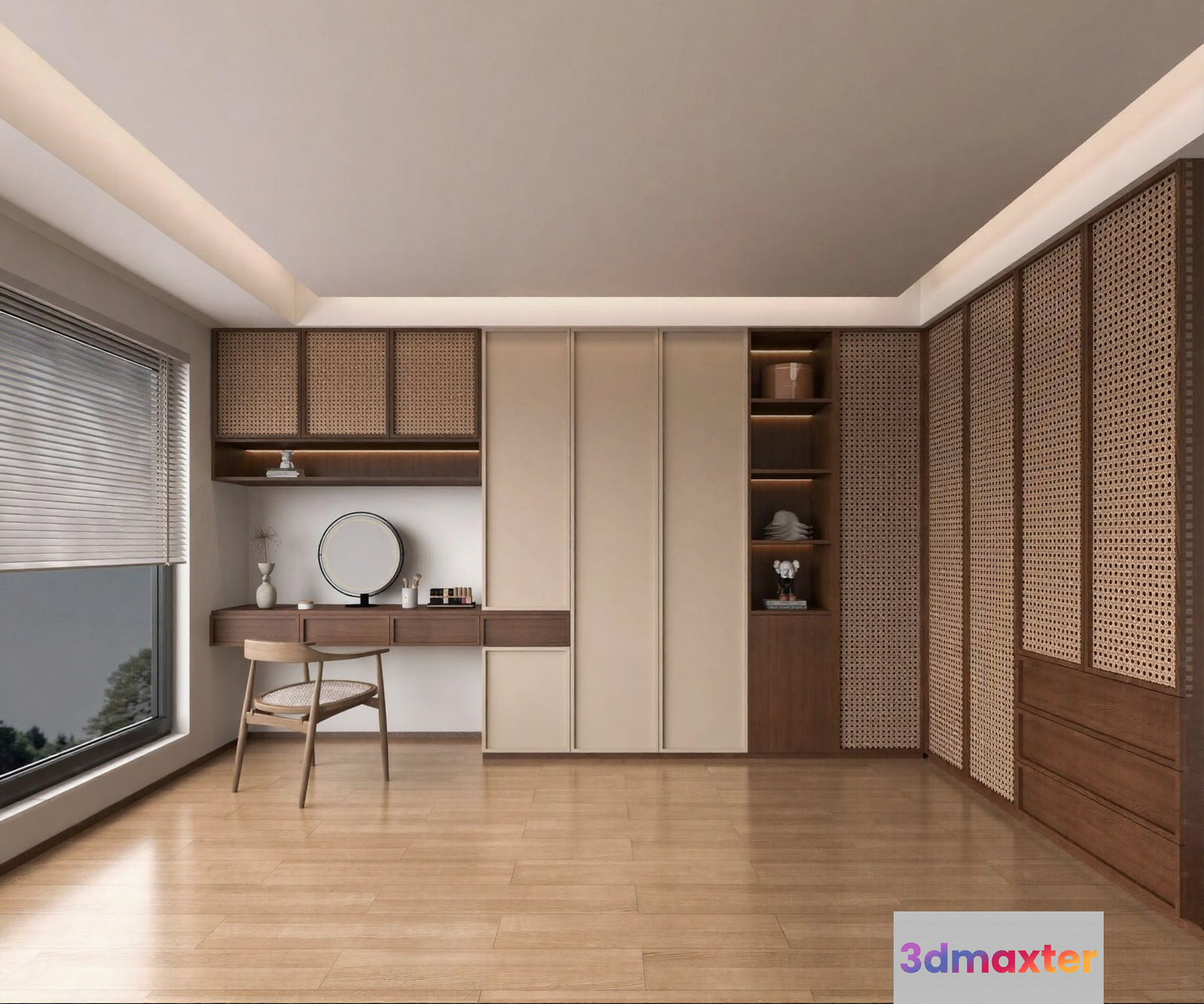 Modern Dressing Room 3D Model - 2010 - VRAY Render