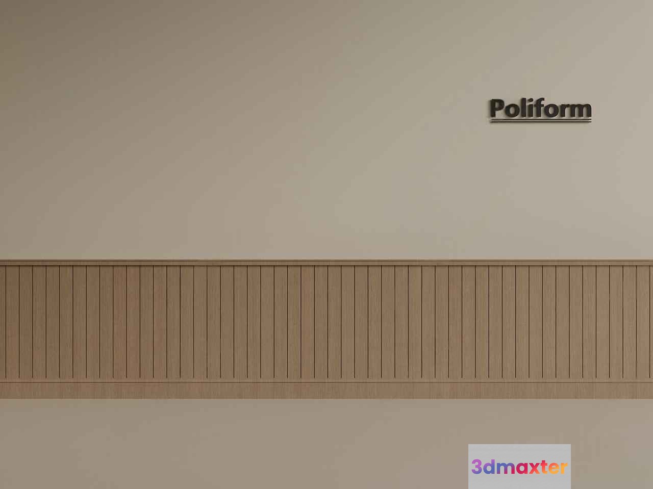 Poliform Wall Paneling 3D Model - 10742 - VRAY Render
