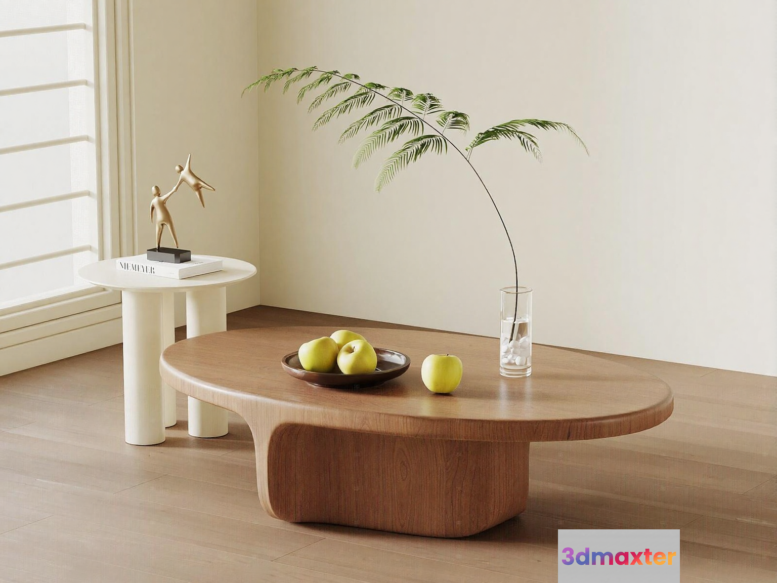 Modern Living Room 3D Model - 15070 - VRAY Render