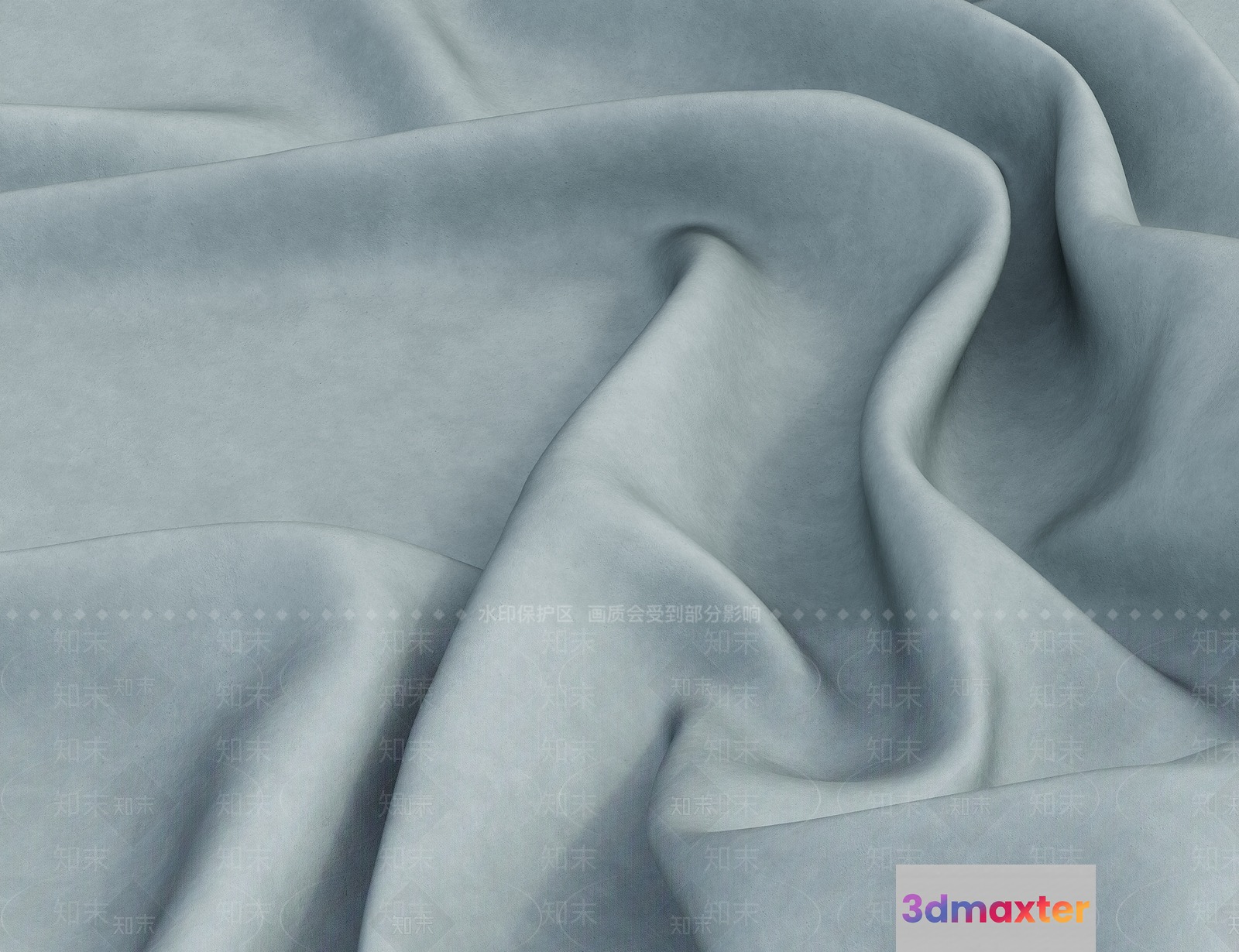 Gray Fabric 3D Model - 1060 - VRAY Render