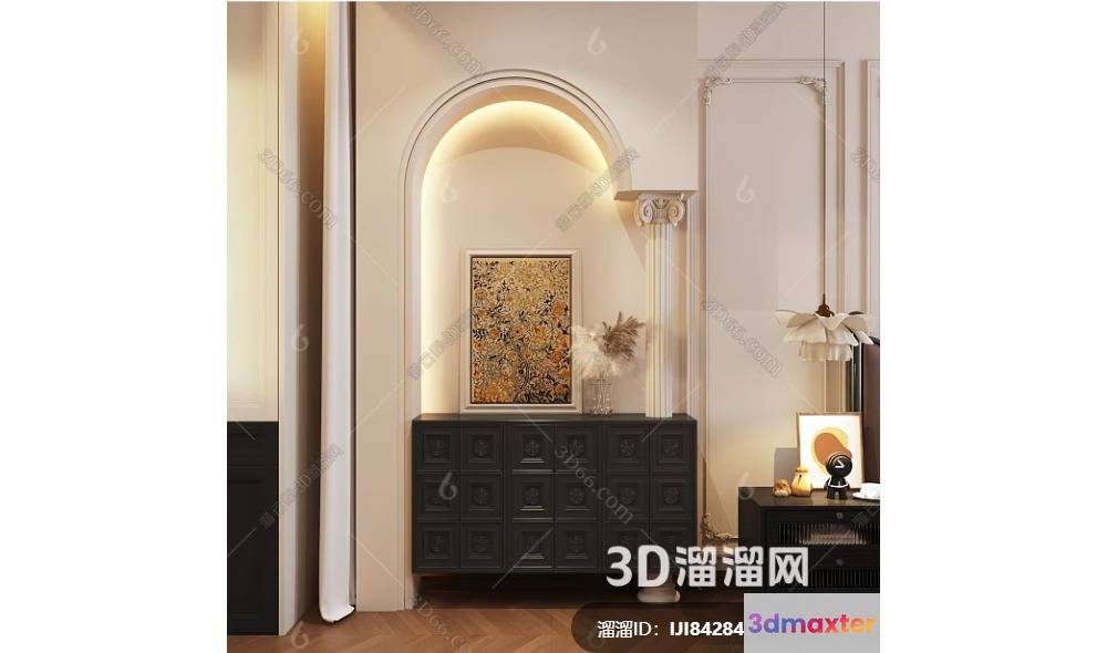 Modern Living Room 3D Model - 8531 - VRAY Render
