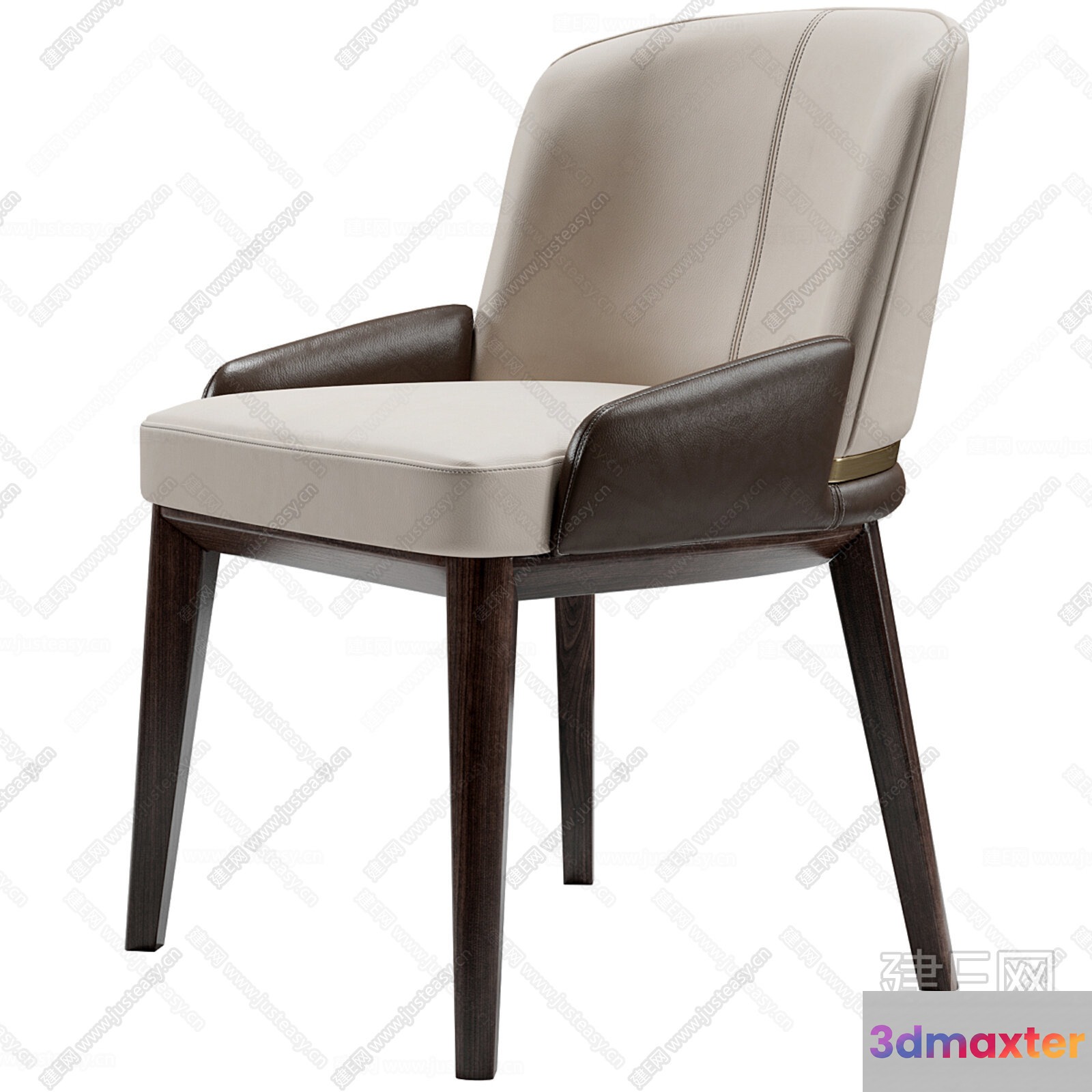 Wooden Office Chair 3D Model - 20025 - CORONA Render