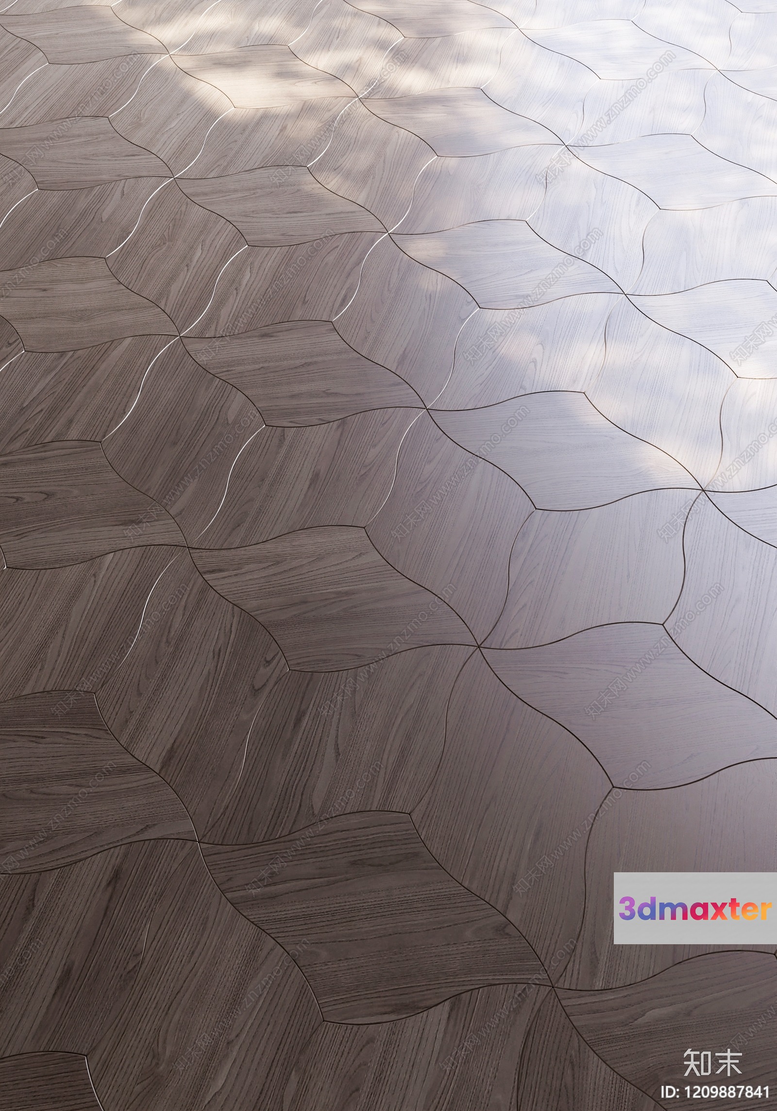 Wooden Floor 3D Model - 3110 - VRAY Render