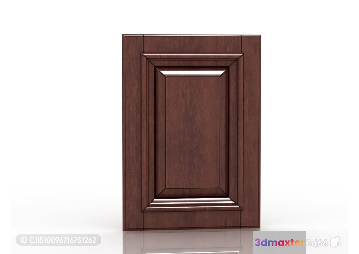 Brown Wooden Door 3D Model - 5588 - VRAY Render