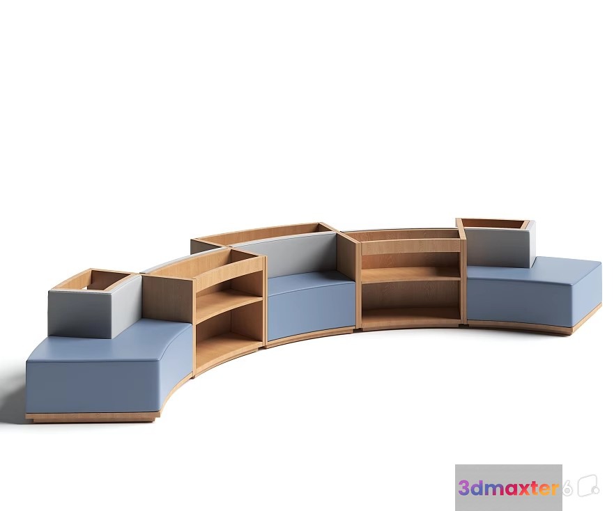 A Modular Sofa 3D Model - 20328 - VRAY Render