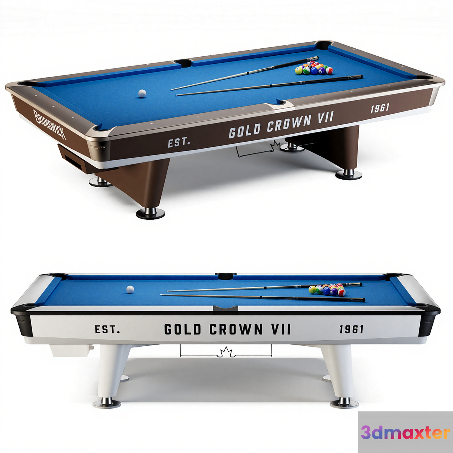 Pool Table 3D Model - 3568 - VRAY Render