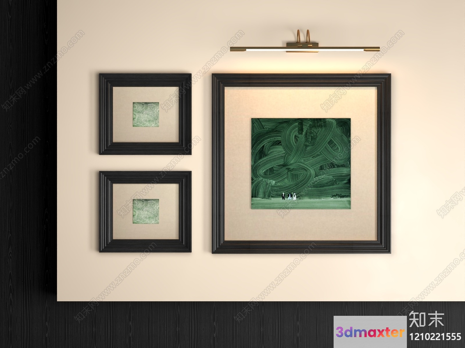 Modern Light Fixture 3D Model - 22498 - VRAY Render