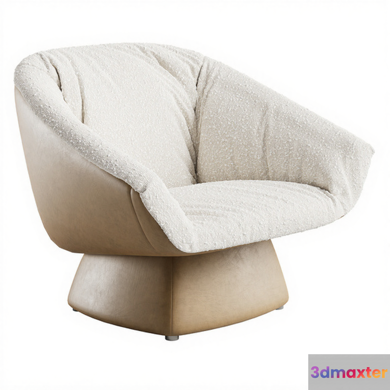 Modern Beige Chair 3D Model - 20968 - CORONA Render