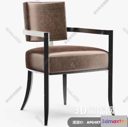 Modern Brown Chair 3D Model - 1705 - VRAY Render