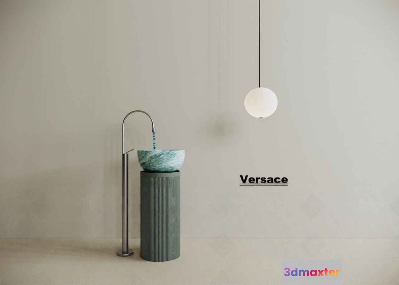 Modern Sink And Faucet 3D Model - 3824 - VRAY Render