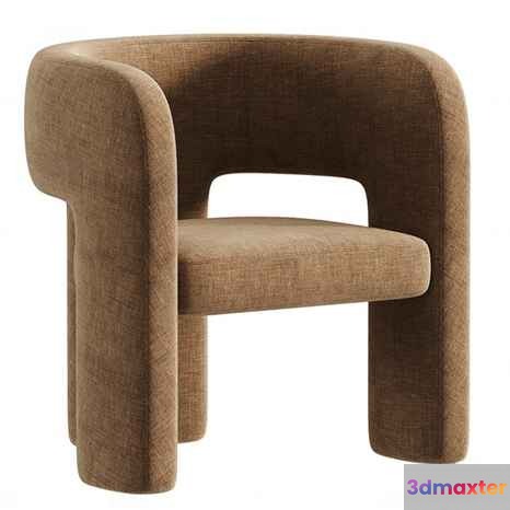 Modern Brown Chair 3D Model - 10694 - CORONA Render