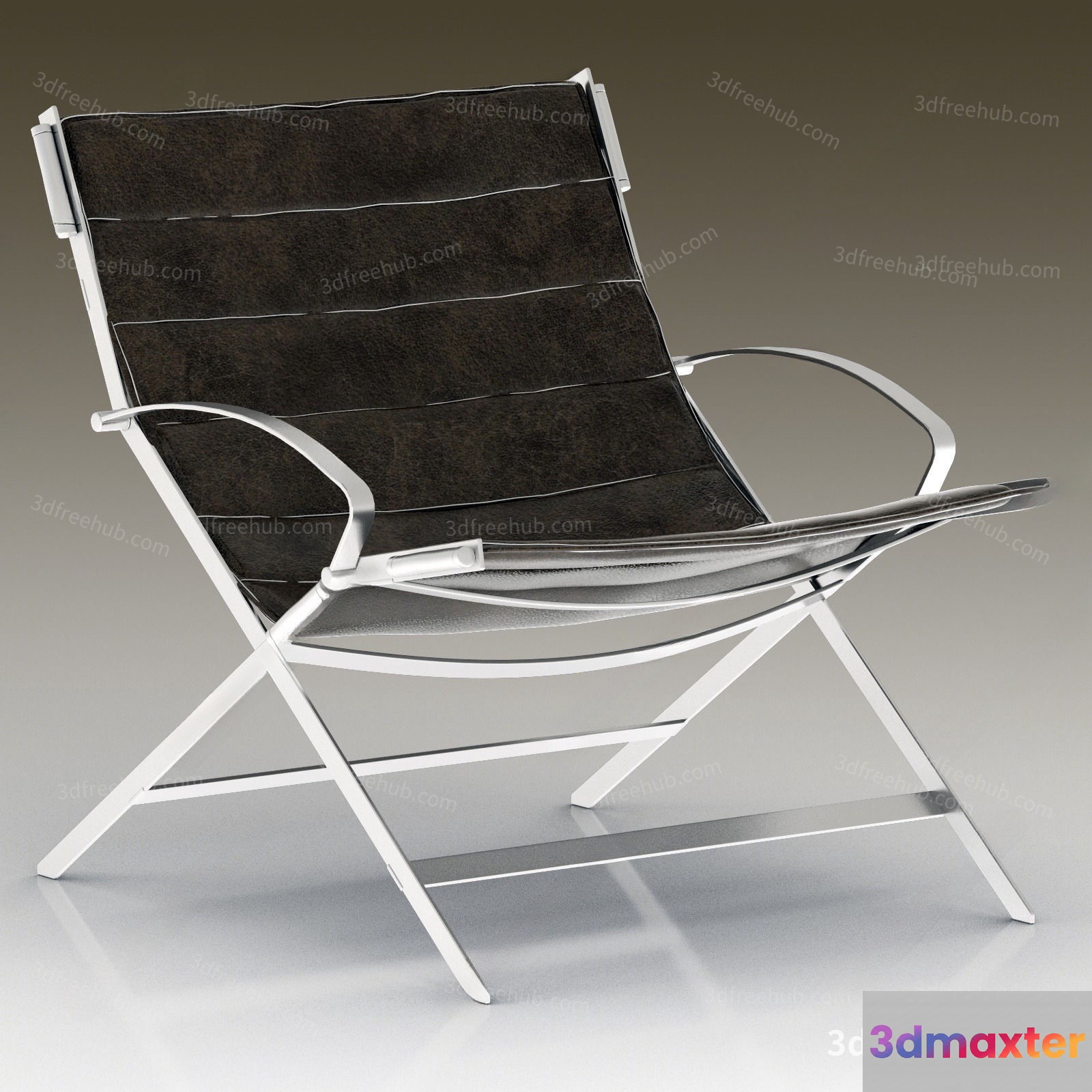 Modern Transparent Chair 3D Model - 22251 - VRAY Render