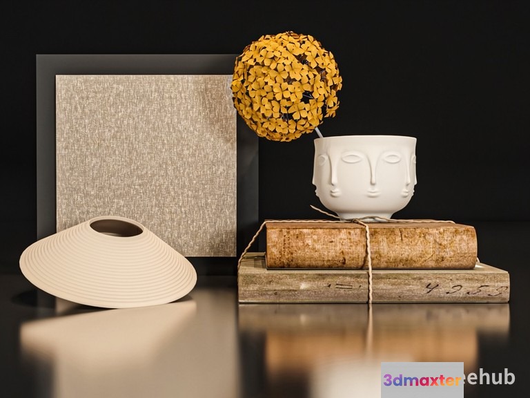 Cozy Home Decor 3D Model - 22285 - VRAY Render