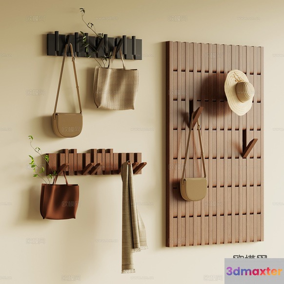Wall-Mounted Storage Units 3D Model - 6767 - VRAY Render