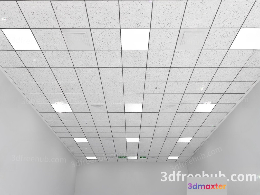 Ceiling Tiles 3D Model - 20879 - VRAY Render