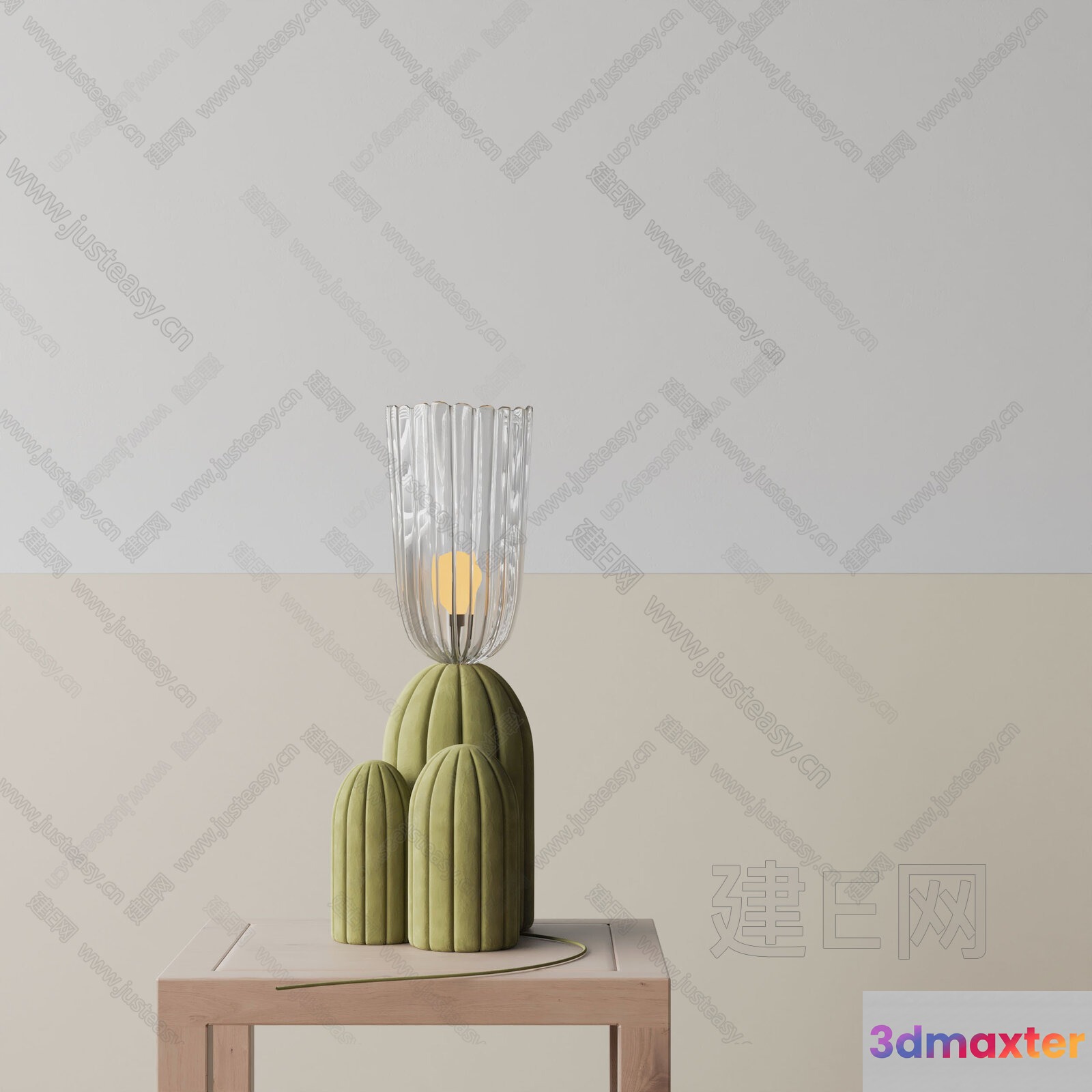Modern Table Lamp 3D Model - 6472 - VRAY Render