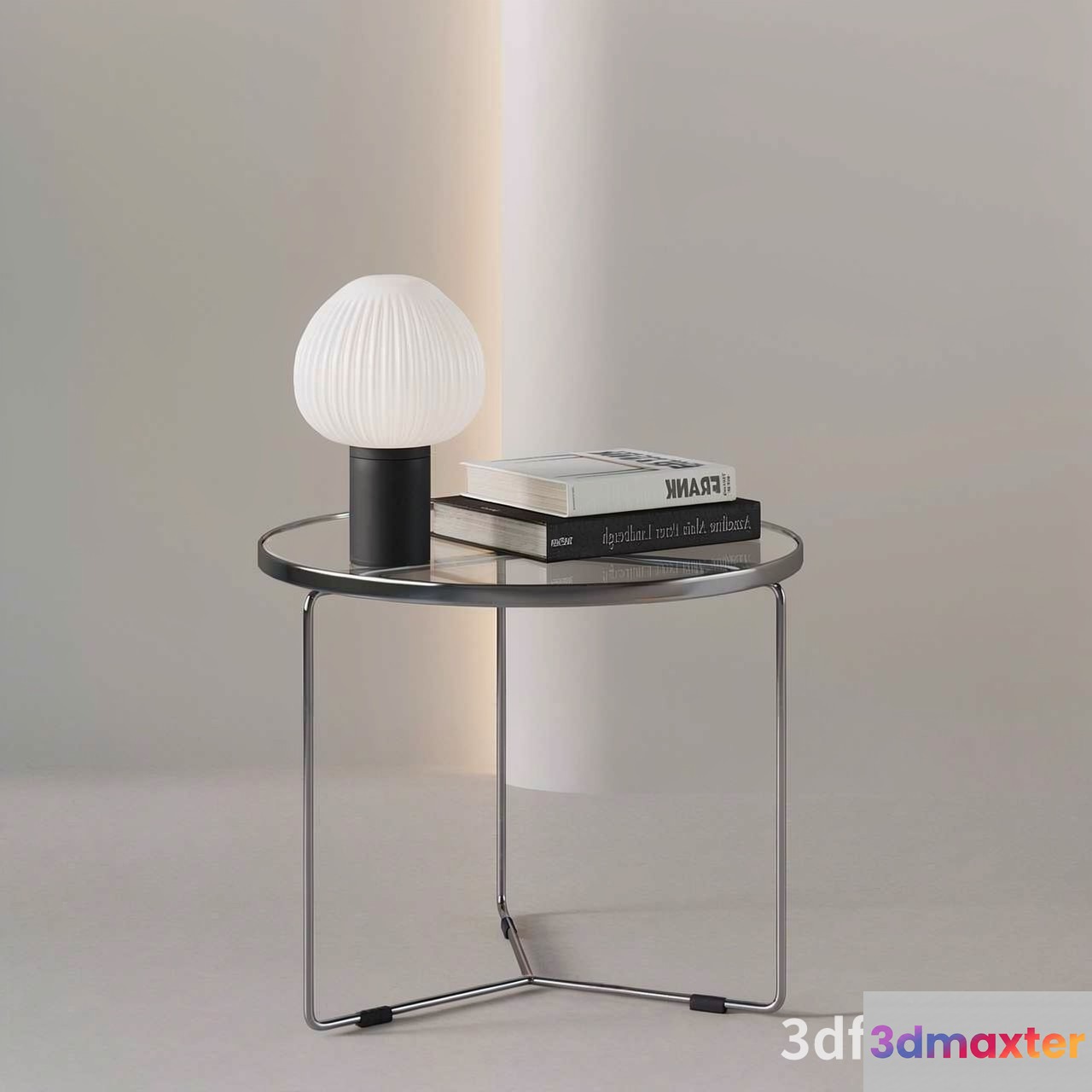 Modern Glass Table 3D Model - 22289 - VRAY Render
