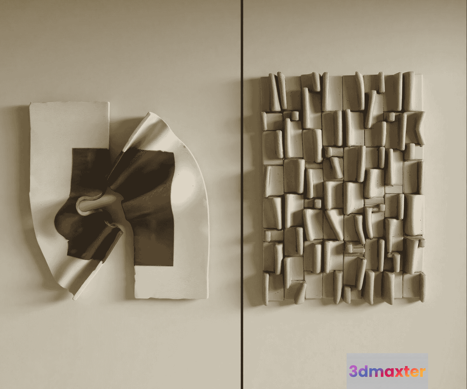 Abstract Art Piece 3D Model - 15403 - VRAY Render