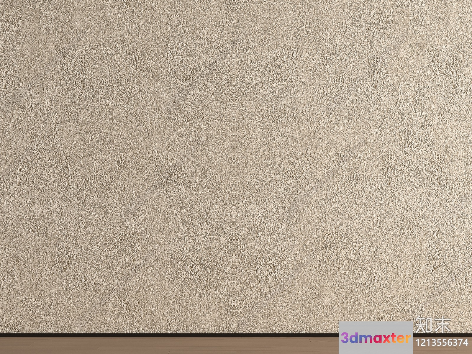 Beige Textured Wall 3D Model - 9972 - VRAY Render