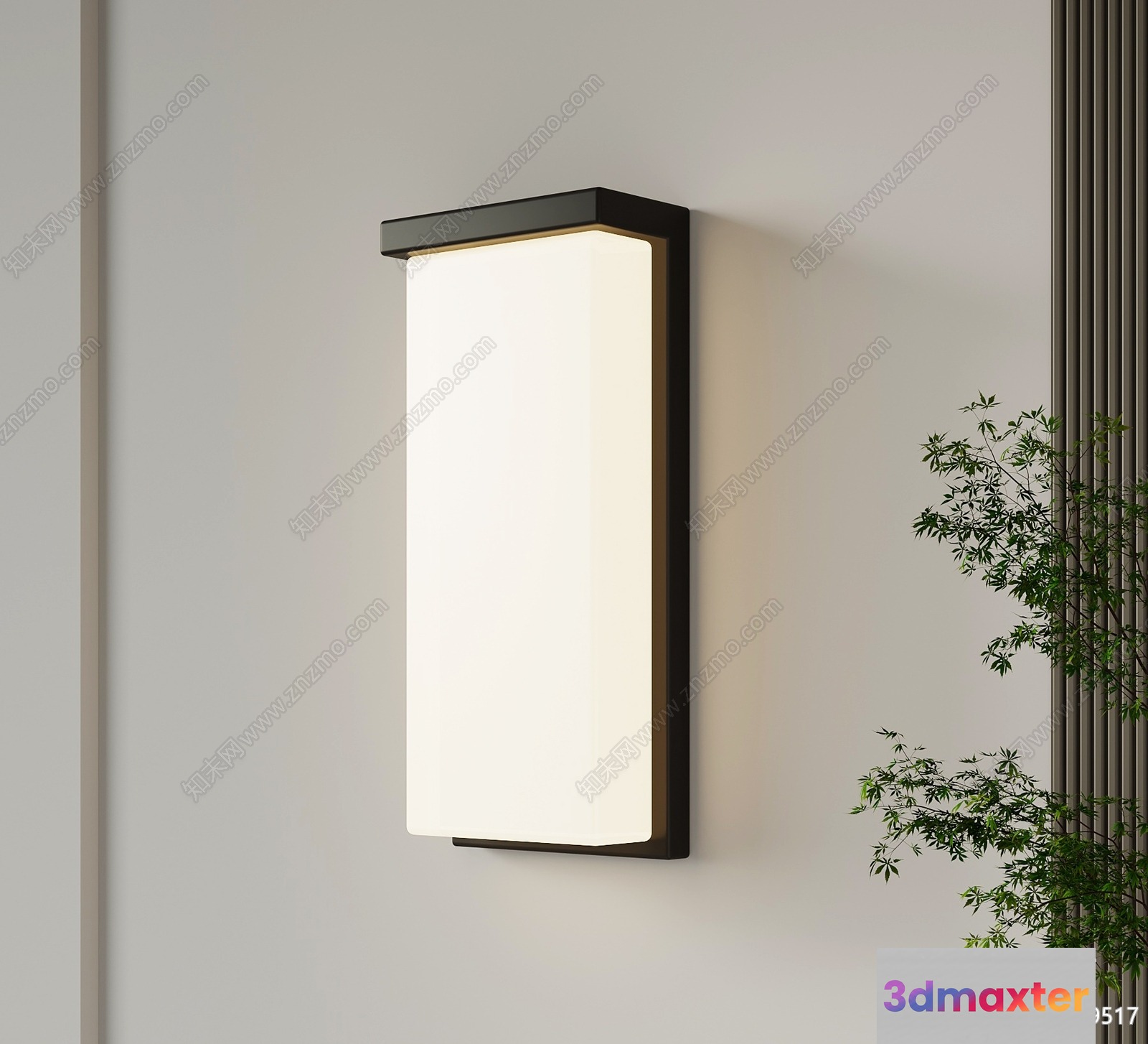 Gold Light Fixture 3D Model - 198 - VRAY Render