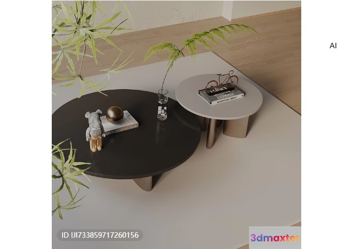 A Coffee Table 3D Model - 14554 - VRAY Render