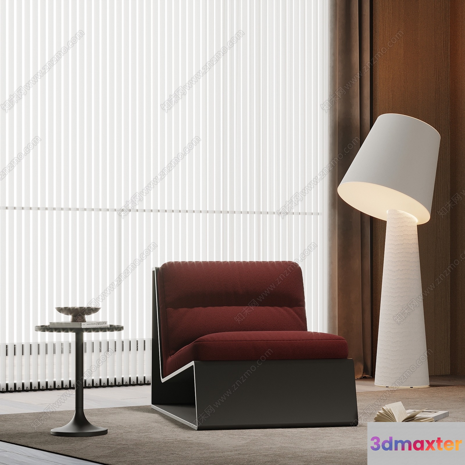 Modern Living Room 3D Model - 19853 - VRAY Render