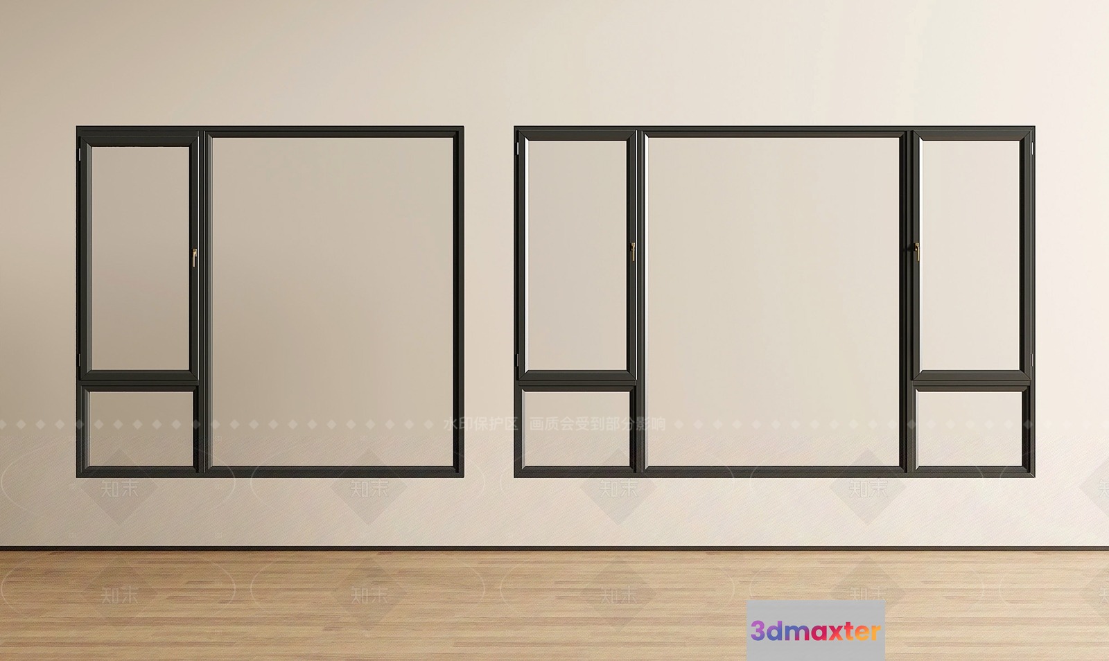 Empty White Walls 3D Model - 22497 - VRAY Render
