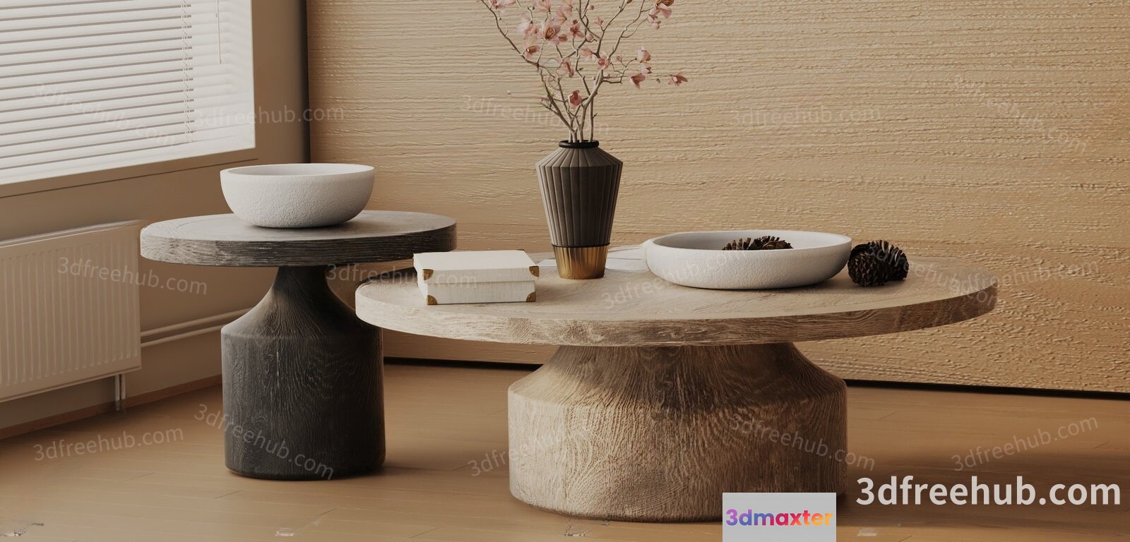 Modern Living Room 3D Model - 21179 - VRAY Render