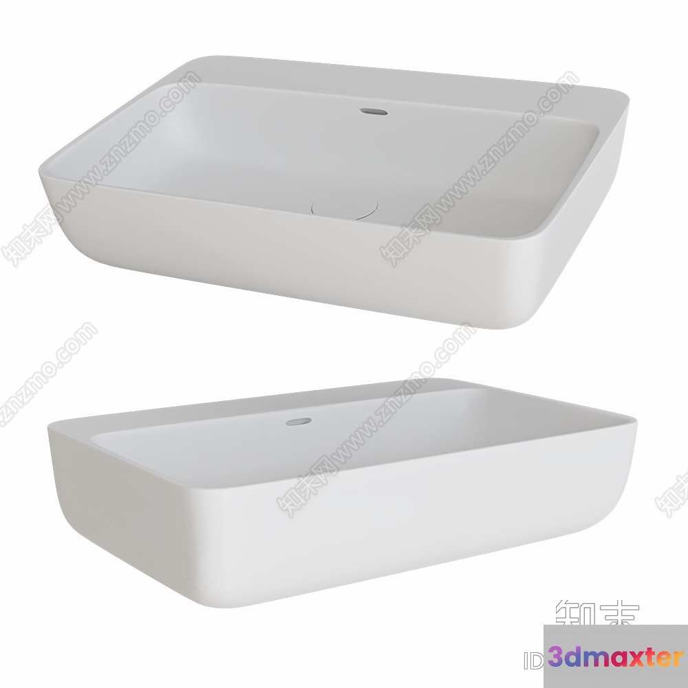 A White Sink 3D Model - 10883 - VRAY Render
