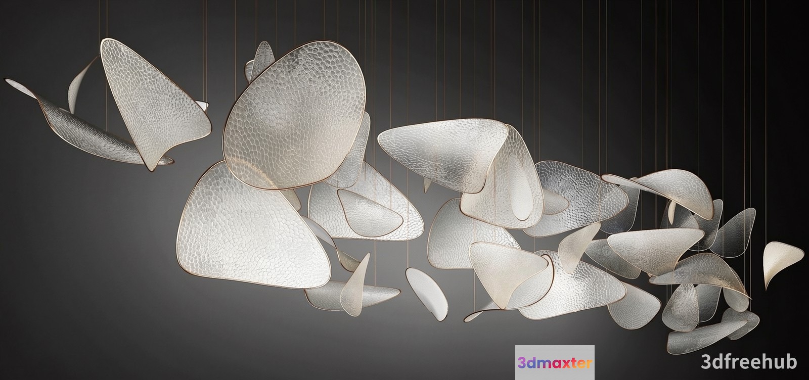 Modern White Light Fixture 3D Model - 22161 - VRAY Render