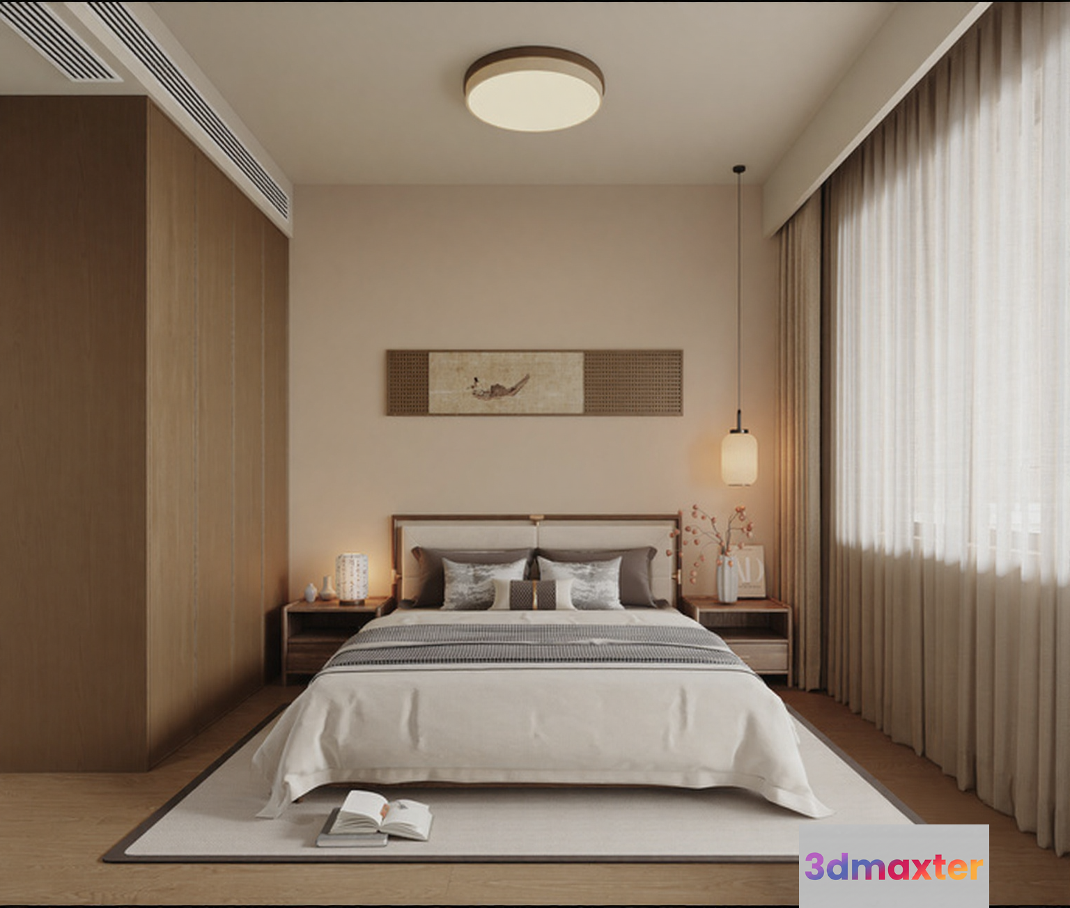 Modern Light Fixture 3D Model - 13257 - VRAY Render