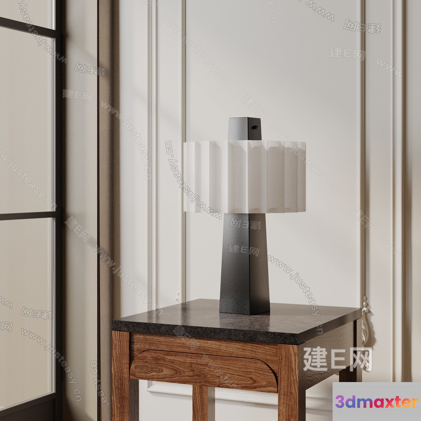Modern Table Lamp 3D Model - 15170 - VRAY Render