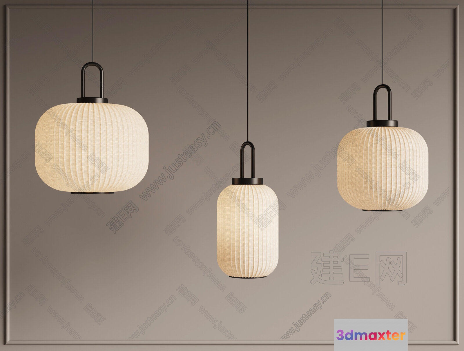 Modern Hanging Lights 3D Model - 8328 - VRAY Render