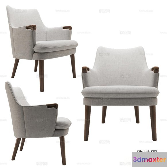 Cozy Armchair 3D Model - 14526 - CORONA Render