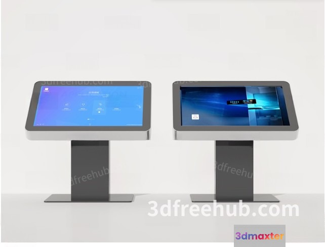 Modern Computer Monitors 3D Model - 22247 - VRAY Render