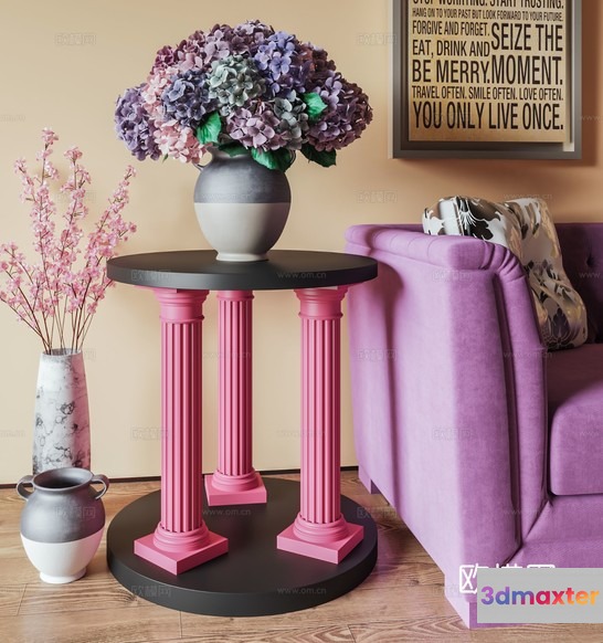 Modern Living Room 3D Model - 5373 - VRAY Render