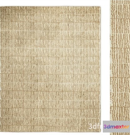 A Beige Rug 3D Model - 20907 - VRAY Render