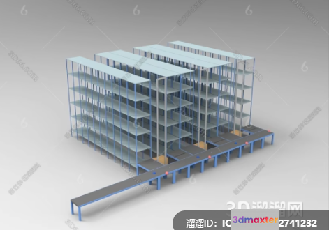 A 3D Building Model 3D Model - 6691 - VRAY Render