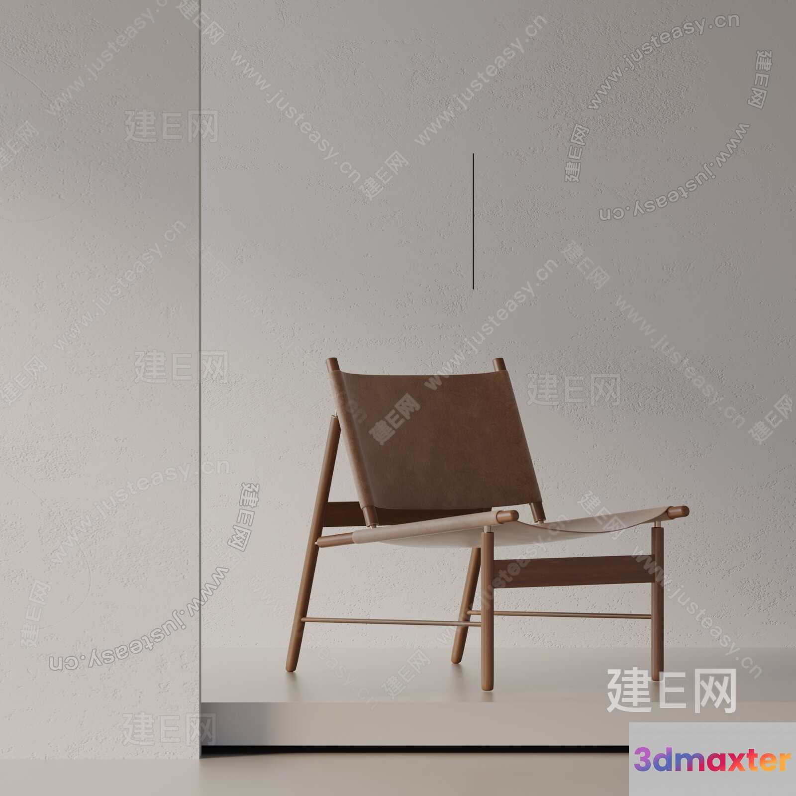 Modern Minimalist Chair 3D Model - 6082 - VRAY Render